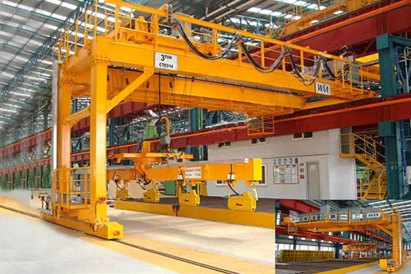 semi double girder gantry crane for sale