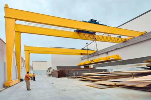 semi double girder gantry crane prices