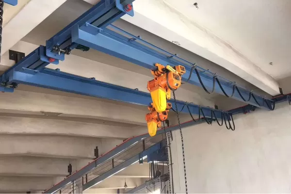 lx electric single girder suspension crane for sale