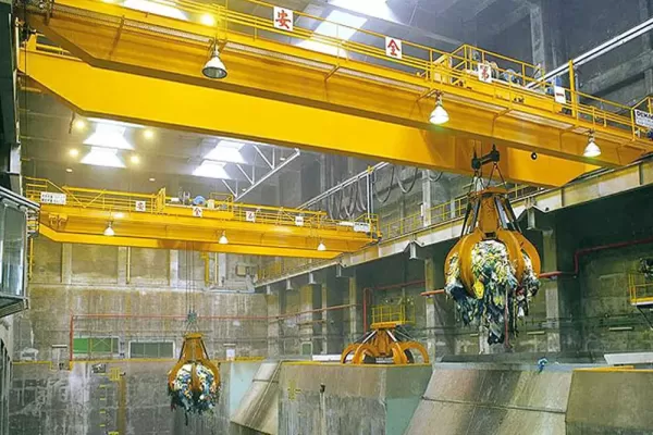 qz overhead crane with grab for sale