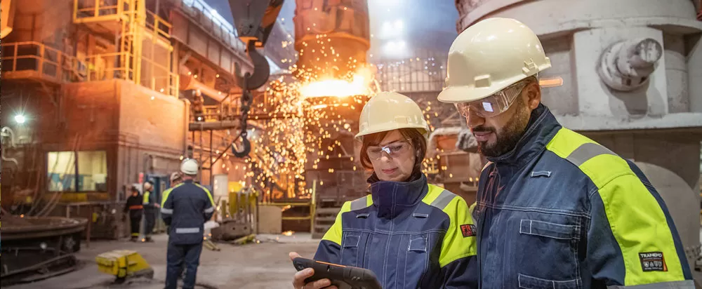 Weihua Ladle Crane in Sheffield Forgemasters