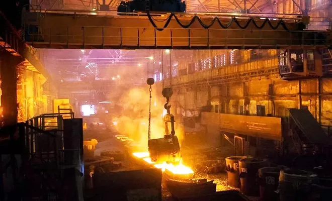 steel mill foundry crane