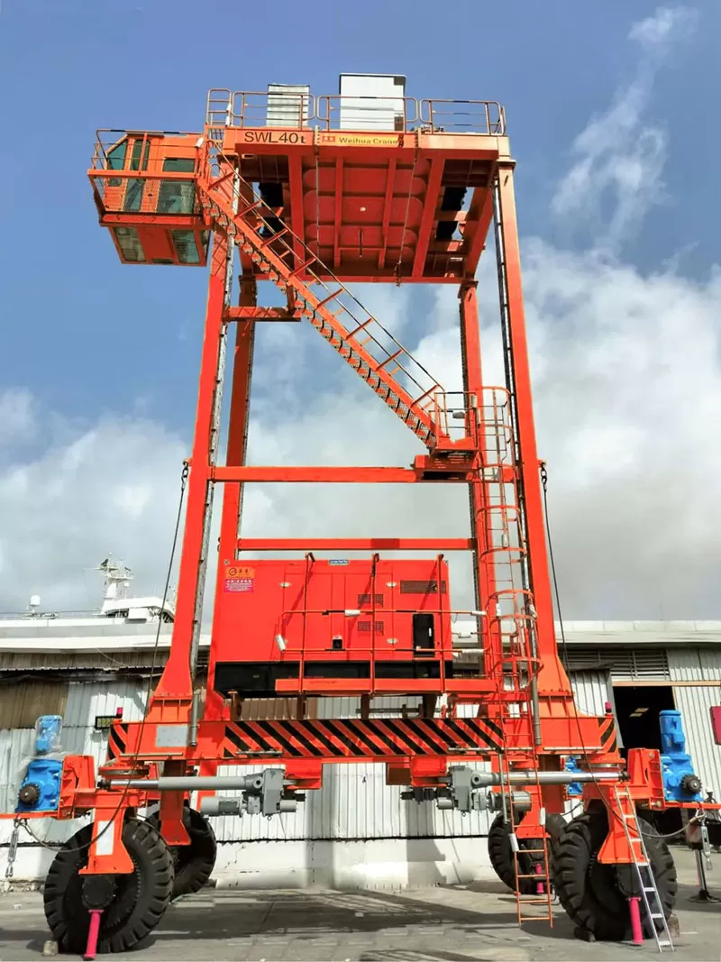 40 tons rubber tyred gantry crane in yemen