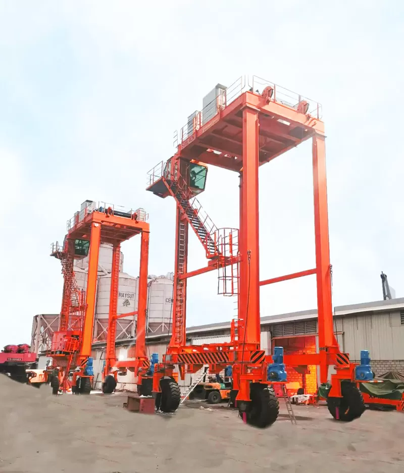 40t rubber tyred gantry crane for sale in yemen