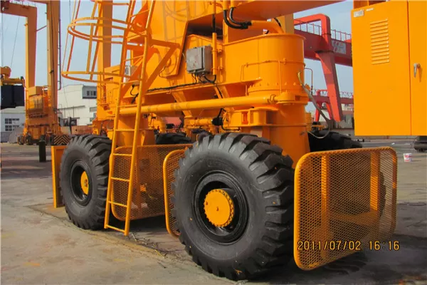 rtg crane Rubber tires