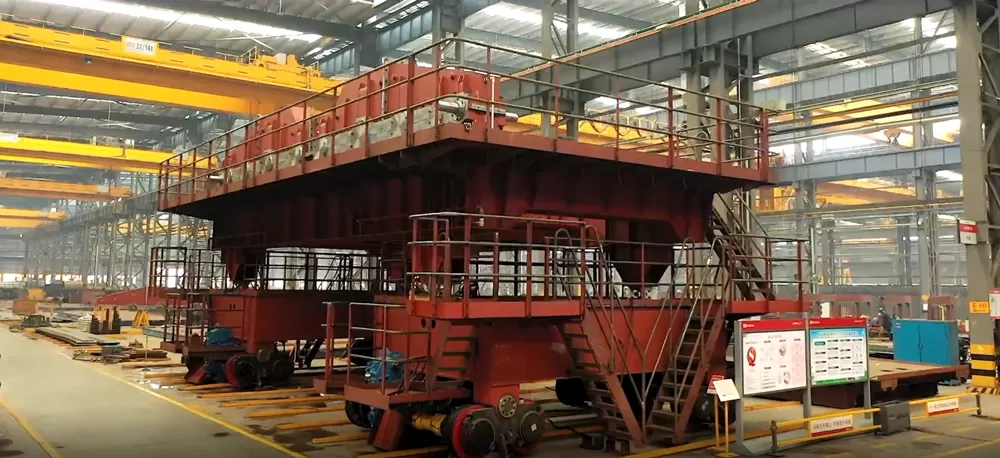 500t ladle bridge crane trolley