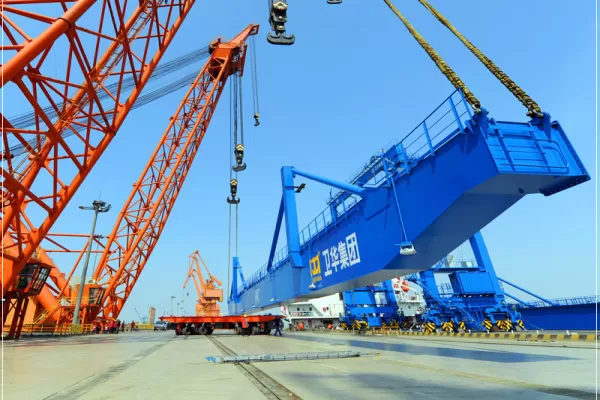 rail mounted gantry cranes installation