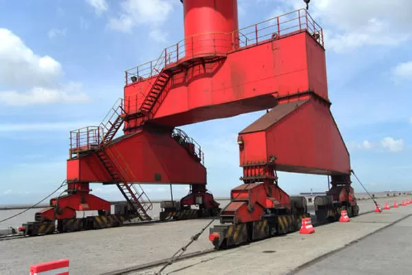 rail mounted portal crane