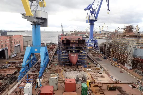 rail mounted shipyard protal crane
