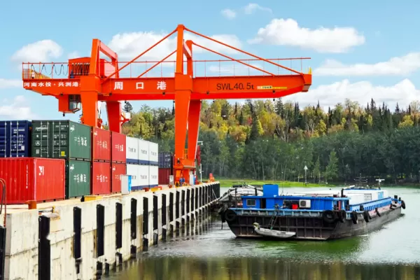 river port rail mounted gantry cranes