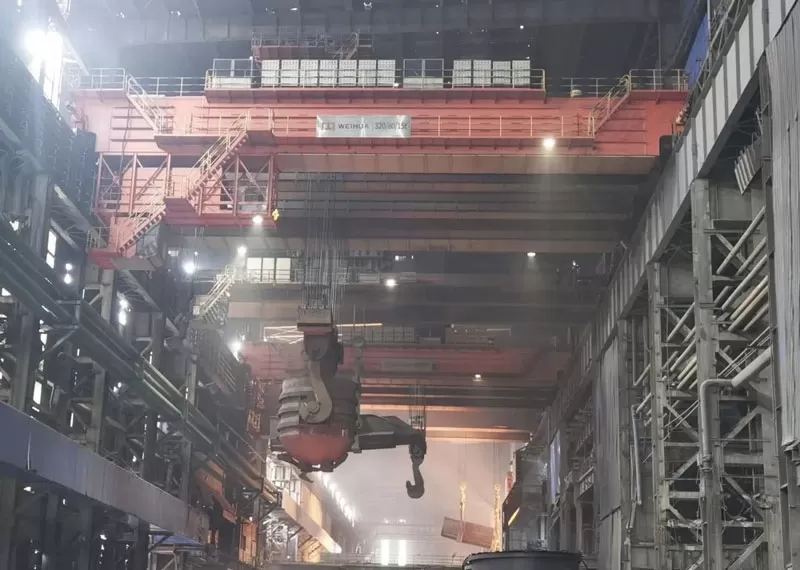 case steel mill ladle cranes