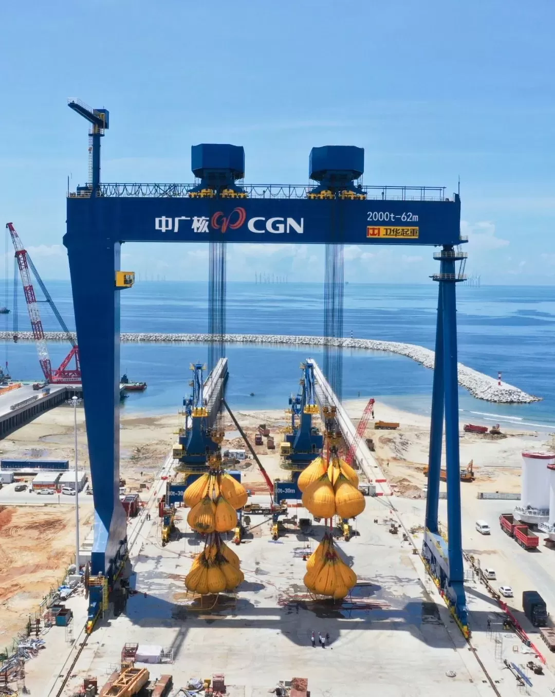2000 tons Gantry Crane for Offshore Wind Power Home Port