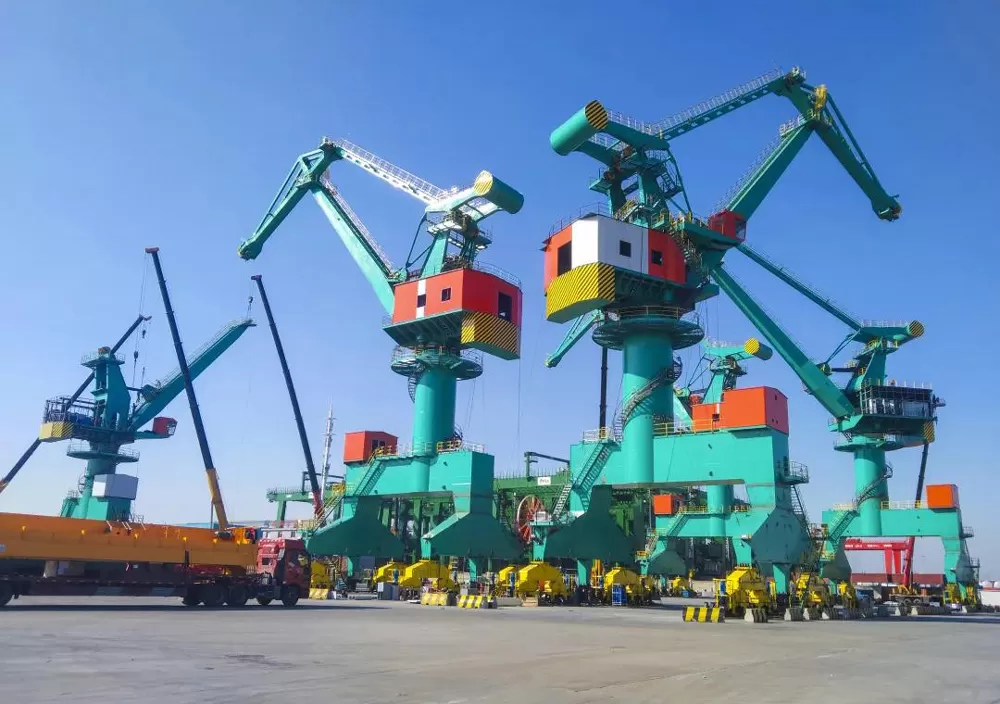 portal crane ready for shipping