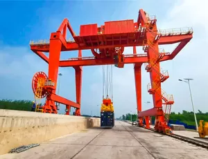 railway logistic container crane 40 ton