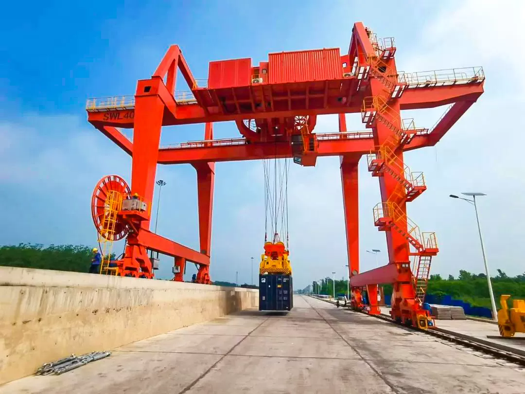 railway logistic container crane 40 5 ton